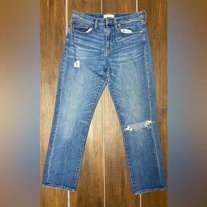 Madewell Straight Crop Jeans